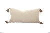 Herringbone Lumbar pillow Taupe 24"