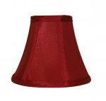Burgandy Silk Bell Lamp Shade