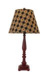 Liberty Red Table Lamp, Star Spangled Shade