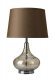 Joli Mercury Glass Table Lamp w/ Faux Silk Shade