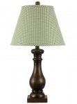 Lehigh Brown Green Gingham Shade