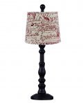 Townsend Black Table Lamp with Holiday/Everyday Shade