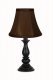 Lancaster Black Accent Lamp with Holiday/Everyday Shades