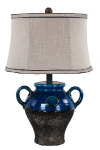 Lyon Blue Ceramic Table Lamp