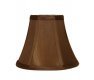 Chocolate Silk Bell Lamp Shade