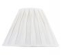 Ivory Linen Pinch Pleat