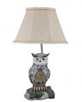 Wizard Table Lamp w/ Linen Shade