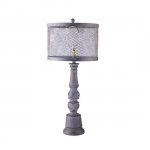 Belmont Table Lamp w/ Mesh Shade