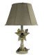 Stargazer Painted Table Lamp w/ Tan Shade