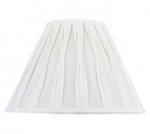 Ivory Linen Pinch Pleat