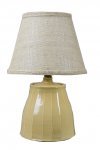 Cambridge Ceramic-Yellow Gold Gloss Burlap Shade