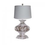 Contessa Distressed Table Lamp & Shade