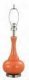 Aladdin Glass Table Lamp Orange