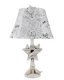 Stargazer White Table Lamp w/ Script Shade