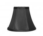 Black Silk Bell Lamp Shade