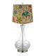 Aladdin Glass Table Lamp Clear w/ Calypso Tango Shade