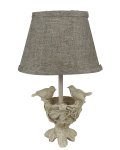 Spring Blessings 13" Antique White Accent Lamp