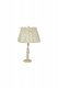 Townsend Distressed White 21" Table Lamp, Shabby Chic Shade