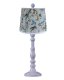 Townsend White Table Lamp with Hummingbirds Shade
