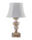 Luxembourg 14"Accent Lamp Distressed White