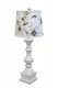 AUSTIN ANTIQUE WHITE TABLE LAMP WITH MAGNOLIA SHADE