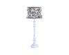 Largo Washed Wood Finish 28" Table Lamp with Shells Shade
