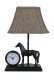 Winning Time 12" Accent Lamp with Clock