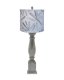 HUDSON TALL TABLE LAMP WITH WARM STONE SHADE