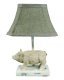 Wilbur The Pig White 12" Accent Lamp