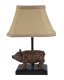 Wilbur The Pig Brown 12" Accent Lamp