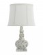 Mini Danbury Silver White Accent Lamp