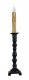 Boyd Antique Black 18" Candlestick Accent Lamp