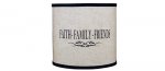 Faith, Family, Friends ? Expressions Lamp Shade