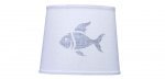 Silhouette Lamp Shade ? Fish on Linen