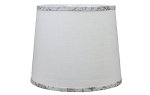 Ivory with Spa Trim Lamp Shade