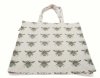 Honey Bee Olive Green Shopping Tote