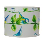 Large Print Birds on Branch 12" Drum Shade