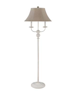 Bayfield White 60 Floor Lamp L1459wh, White Floor Lamp And Matching Table