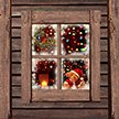 Christmas Window Night Light