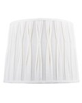 Ivory Linen Pinch Pleat