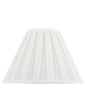 Ivory Linen Box Pleat